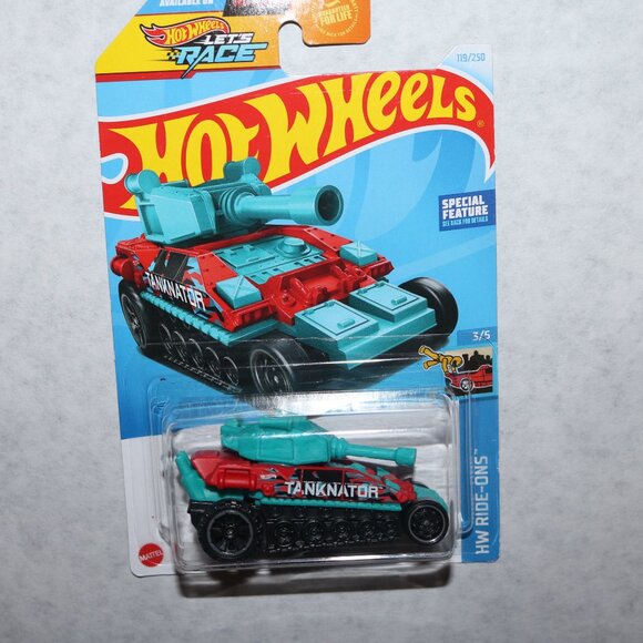 Hot Wheels lot of 7 trucks, tank and bus variety all NIP - Picture 7 of 8